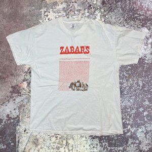 90s Zabar's Deli Broadway NYC New York Gourmet Food Vintage White T-Shirt XL